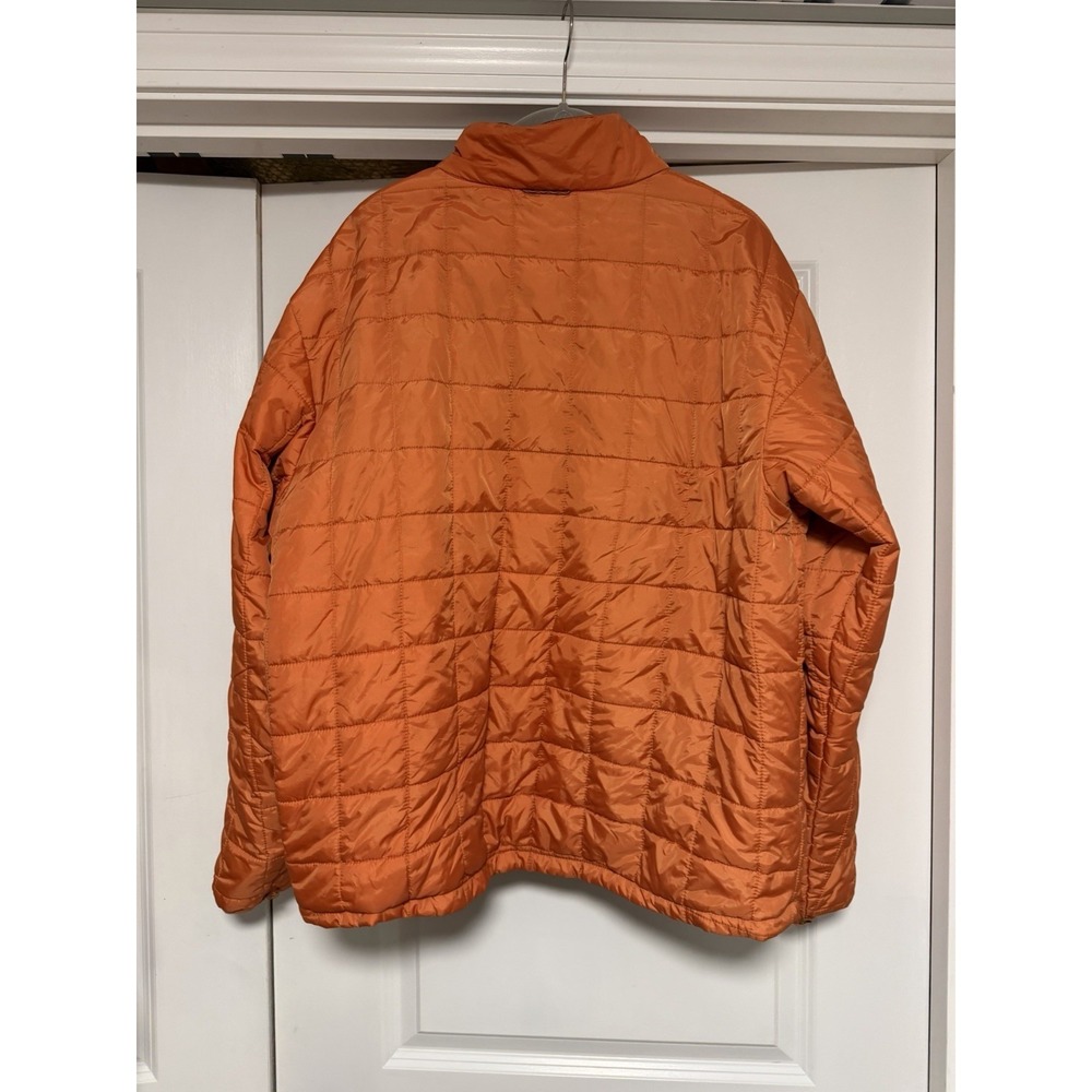 L.L. Bean, Men's Thinsulate Insulated Puffer Jacket, Orange, Mens Large - Picture 2 of 8